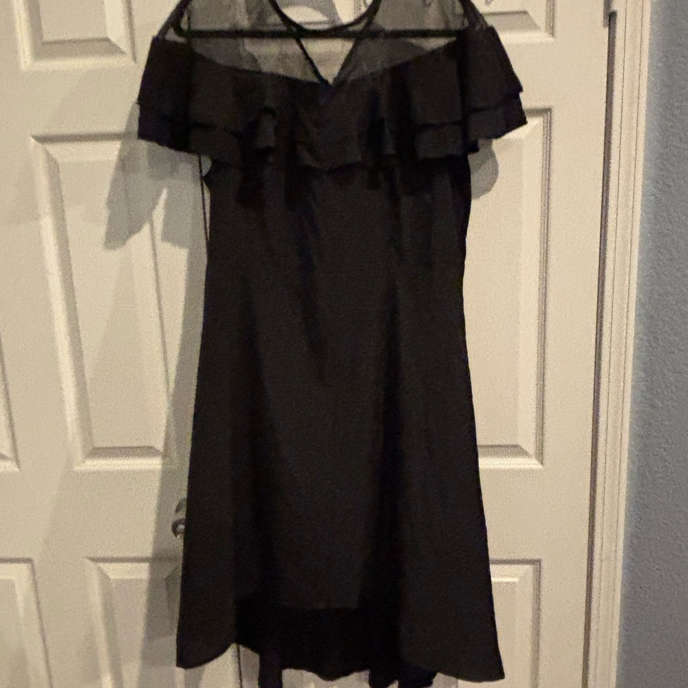 Elegant Black Off-Shoulder Dress